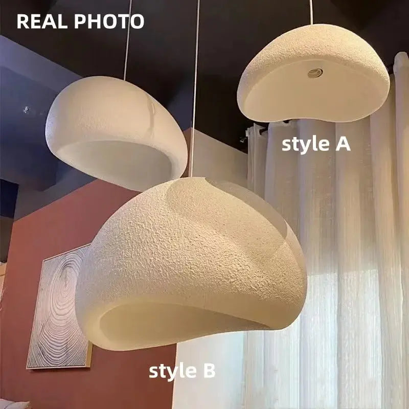 Mieko – Handmade Japanese Wabi-Sabi Pendant Lamp for Natural, Minimalist Decor Kozyled