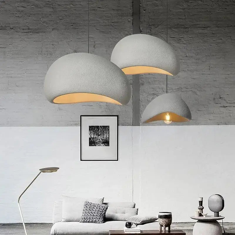 Mieko – Handmade Japanese Wabi-Sabi Pendant Lamp for Natural, Minimalist Decor Kozyled