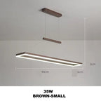 Kaelen – Modern Scandinavian Aluminum Dimmable LED Dining Table/ bar lamp Lampasa.com