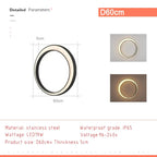 Myra – Waterproof IP65 Outdoor Ring LED Wall Lamp for Reliable Exterior Lighting Kozyled