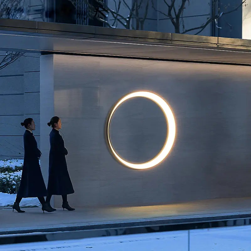 Myra – Waterproof IP65 Outdoor Ring LED Wall Lamp for Reliable Exterior Lighting Kozyled