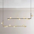Anton – Nordic Minimalist LED Pendant Light with Glass Ball Design for Dining Tables and Bars Kozyled.com