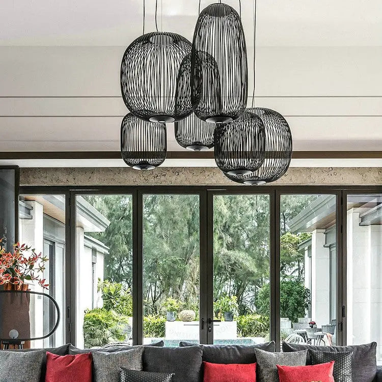 Dagmar – Designer Birdcage Dimmable Pendant Lamp for Unique, Stylish Lighting Kozyled