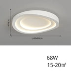 Alex – Modern Sleek Designer Dimmable LED Ceiling Lamp for Contemporary Spaces Kozyled