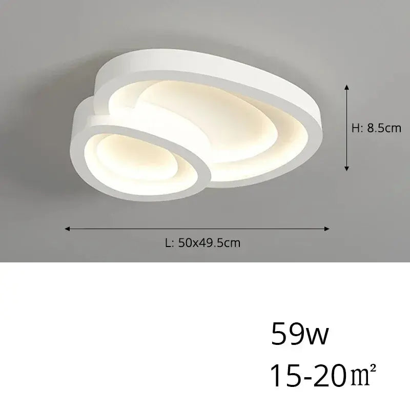 Alex – Modern Sleek Designer Dimmable LED Ceiling Lamp for Contemporary Spaces Kozyled
