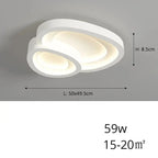 Alex – Modern Sleek Designer Dimmable LED Ceiling Lamp for Contemporary Spaces Kozyled