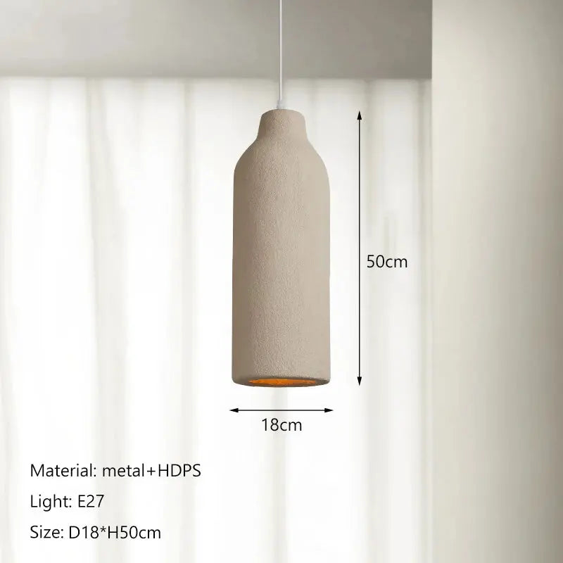Aiko – Handmade Japanese Wabi-Sabi Oblong LED Pendant Light for Serene, Minimalist Interiors Kozyled