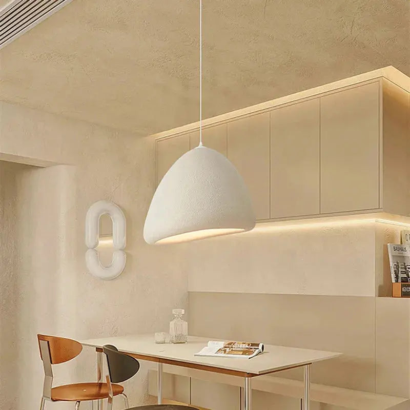 Yuko – Handmade Japanese Wabi-Sabi LED Pendant Light for Natural and Minimalist Interiors Kozyled