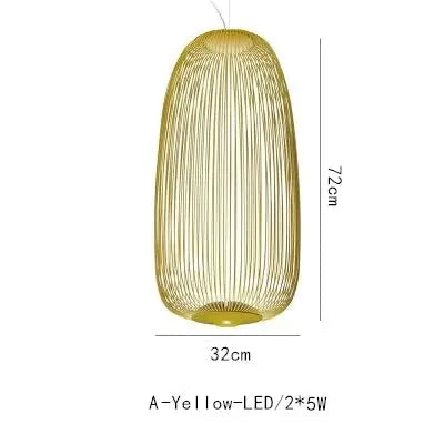 Dagmar – Designer Birdcage Dimmable Pendant Lamp for Unique, Stylish Lighting Kozyled