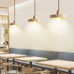 Oskar – Natural Stone & Wood LED Pendant Lamp Lampasa.com