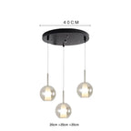 Odin – Luxury Elegant Glass Ball LED Pendant Lamp for Sophisticated Interiors Kozyled