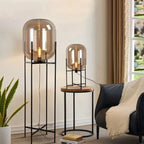 Hermann – Nordic Large Glass LED Table and Floor Lamp for Cozy Spaces Kozyled