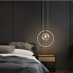 Aleksander – Nordic Artistic LED Pendant Light with Glass Ball Design Kozyled.com