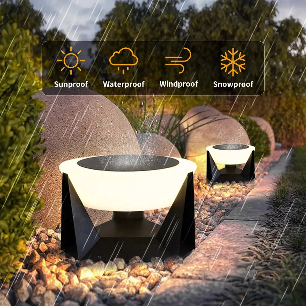 Lovisa – Waterproof Solar LED Outdoor Lamp Kozyled