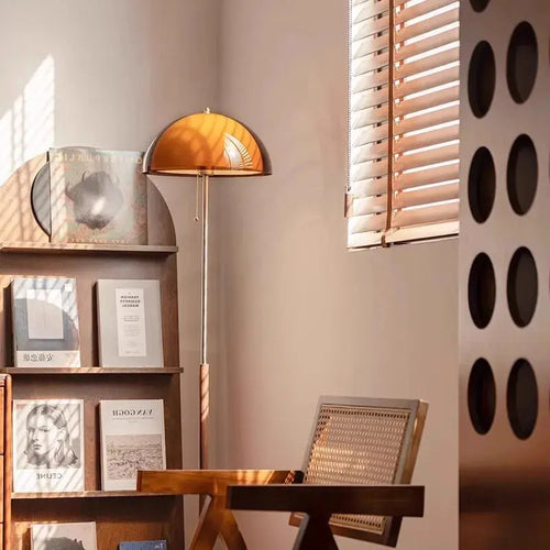 Marvella – Vintage Bauhaus Orange Floor Lamp Lampasa.com