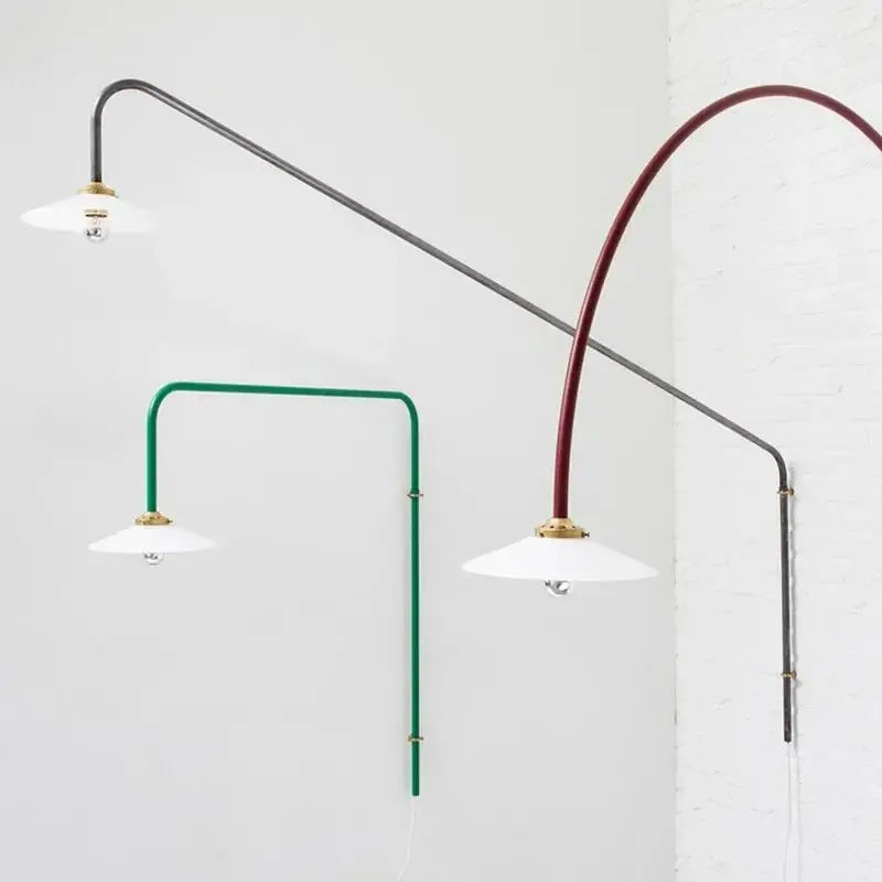 Zelda – Nordic Long-Pole Rotary Swing Arm LED Wall Lamp for Flexible Lighting Kozyled