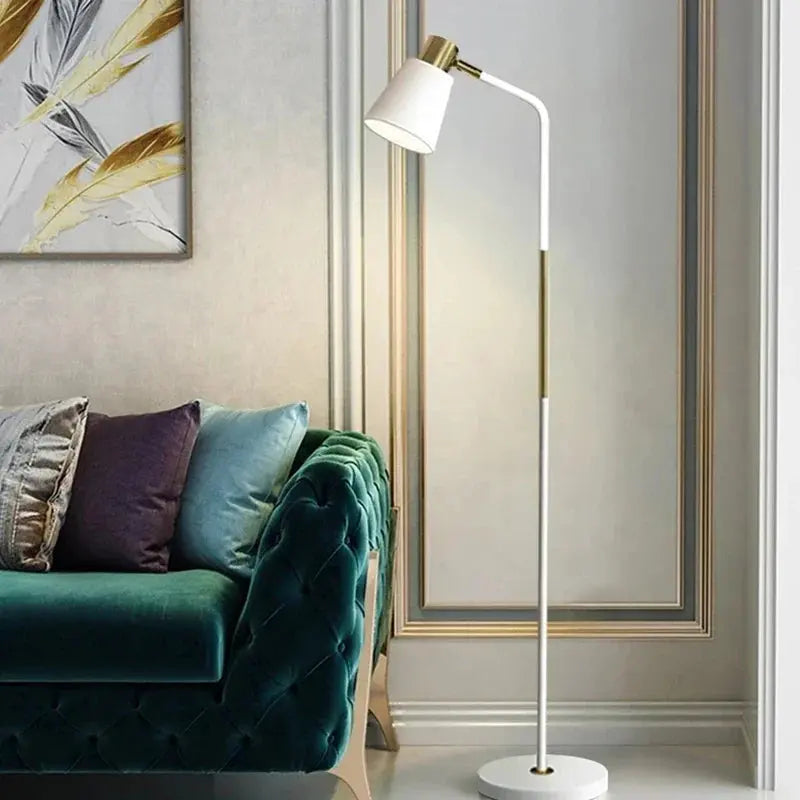 Rivien – Nordic Adjustable Head LED Floor Lamp Lampasa.com