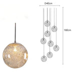 Celestia – Luxury Modern Dimmable LED Staircase Chandelier Lampasa.com