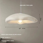 Emmi – Handmade Japandi Wabi-Sabi LED Pendant Light for Minimalist Natural Interiors Kozyled.com