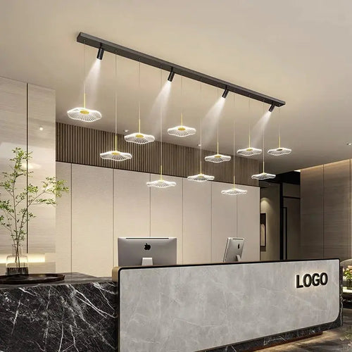 Nyelle – Modern Dimmable LED Dining Table lamp/ Bar Lamp With Spotlights Lampasa.com