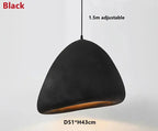 Yuko – Handmade Japanese Wabi-Sabi LED Pendant Light for Natural and Minimalist Interiors Kozyled