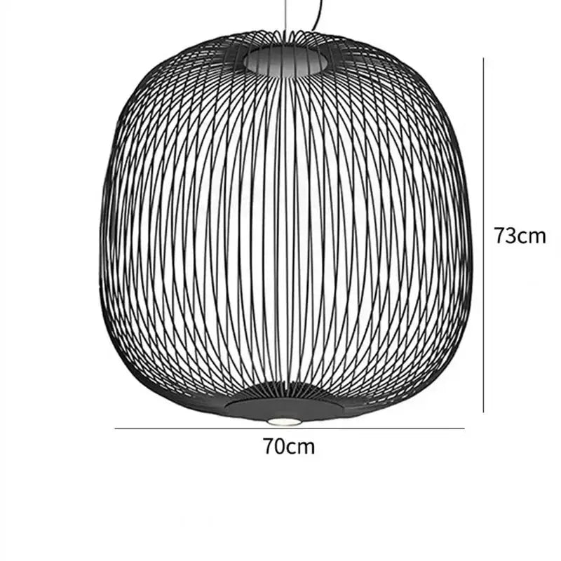 Dagmar – Designer Birdcage Dimmable Pendant Lamp for Unique, Stylish Lighting Kozyled