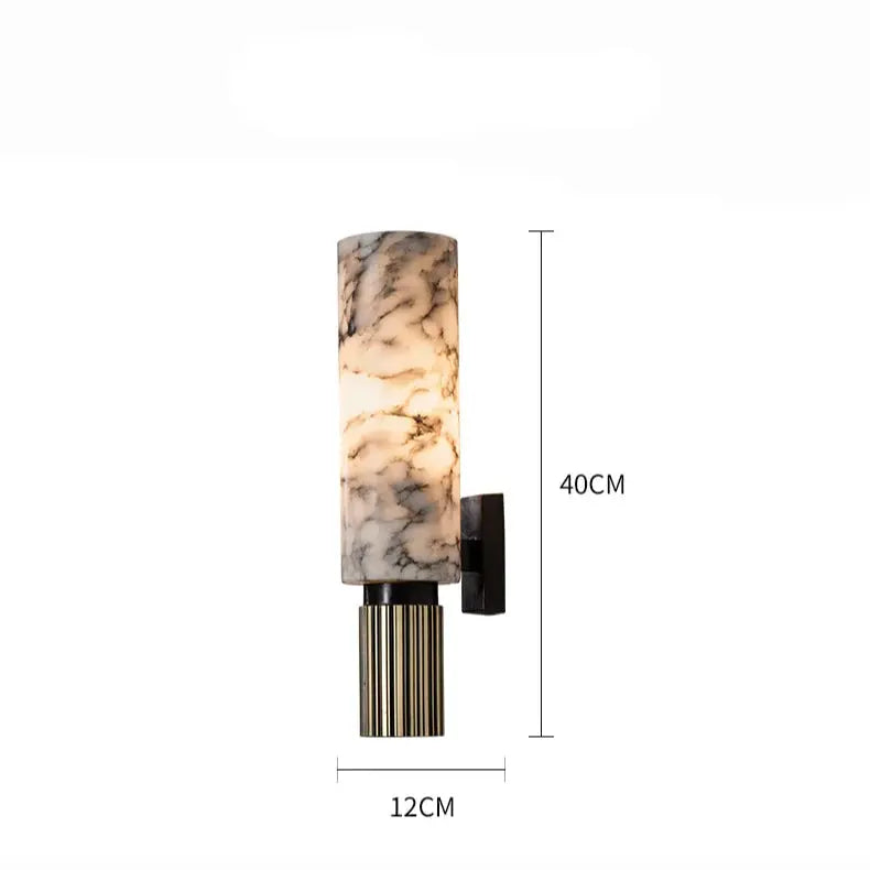 Maja – Modern Luxury LED Wall Lamp with Natural Marble Accent Kozyled