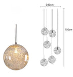 Celestia – Luxury Modern Dimmable LED Staircase Chandelier Lampasa.com