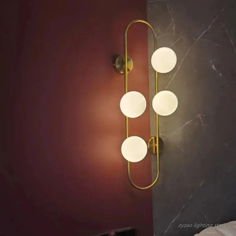 Modern Simple Frosted LED Glass Wall Light – Lumevo lampasa.com