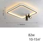 Alva – Modern Dimmable LED Ceiling Lamp with Adjustable Spotlights for Versatile Lighting Kozyled