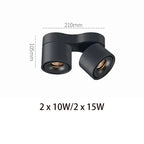 Dimmable Foldable Rotateable LED Spotlight - Milo Lampasa.com
