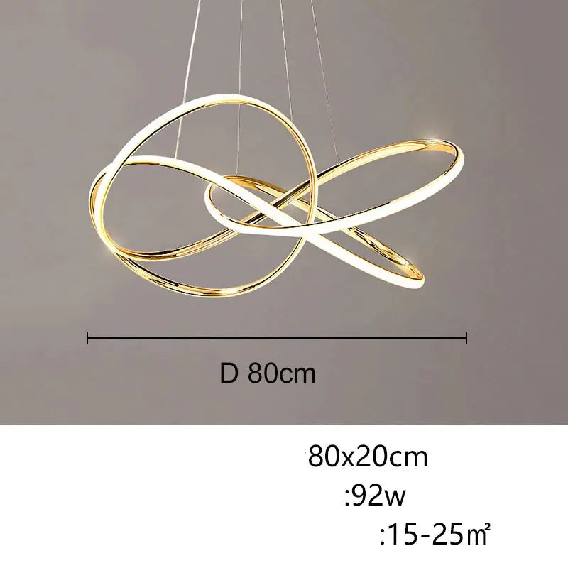 Ashild – Nordic Modern Geometric Line Dimmable LED Pendant Lamp for Sleek Interiors Kozyled
