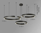 Alberte – Modern Luxury C-Ring Dimmable LED Pendant Lamp Kozyled