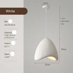 Kaia – Handmade Japandi Wabi-Sabi LED Pendant Light for Serene, Minimalist Interiors Kozyled.com