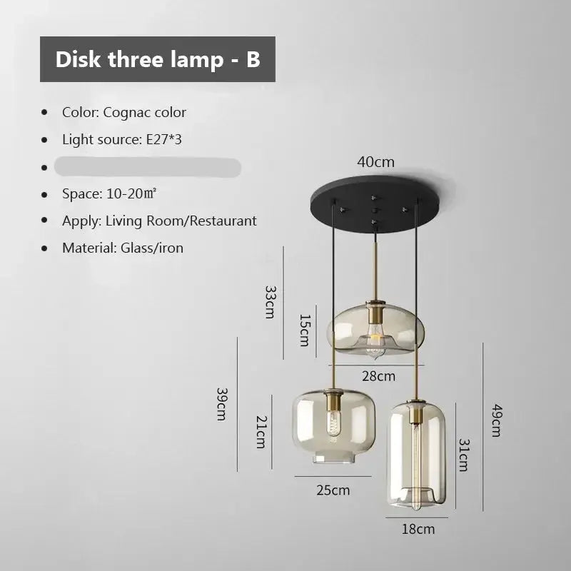 Mirla – Modern Glass LED Pendant Lamp for Sleek, Contemporary Lighting Kozyled