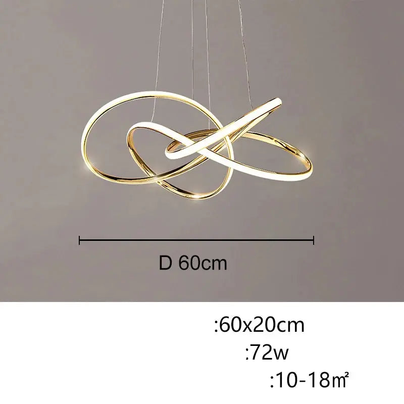 Ashild – Nordic Modern Geometric Line Dimmable LED Pendant Lamp for Sleek Interiors Kozyled