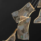 Caelia – Luxury Elegant Modern Dimmable LED Staircase Chandelier Lampasa.com