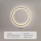 Luna – Modern Minimalist Dimmable LED Ring Wall Lamp for Sleek, Ambient Lighting Kozyled