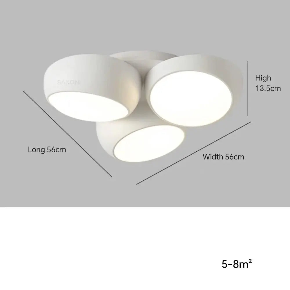 Lykke – Nordic Honeycomb Style LED Ceiling Lamp for Modern, Geometric Lighting Kozyled