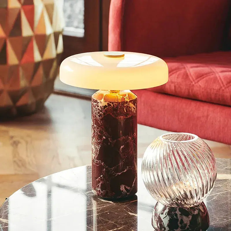 Nova – Contemporary Marble LED Desk Lamp Lampasa.com