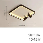 Sigrid – Nordic Minimalist LED Ceiling Lamp with Adjustable Spotlight for Modern Spaces Kozyled