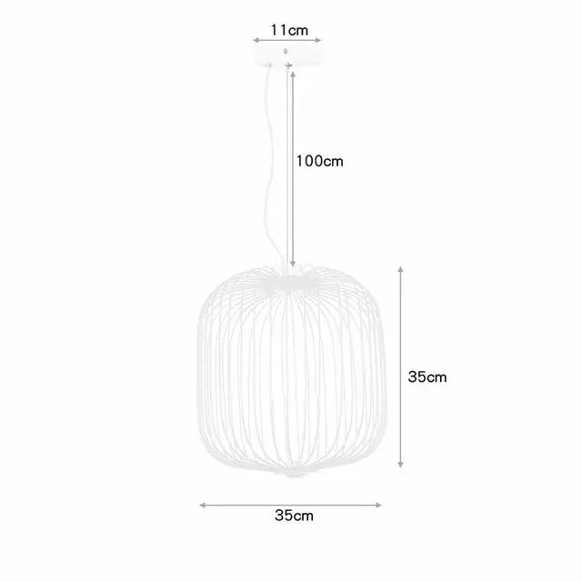 Dagmar – Designer Birdcage Dimmable Pendant Lamp for Unique, Stylish Lighting Kozyled