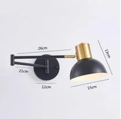 Vigi – Modern Adjustable Long Arm LED Wall Lamp Series for Versatile Lighting Kozyled