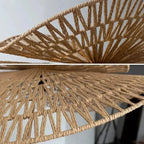 Greta – Handwoven Retro Rattan LED Pendant Light for Cozy Vintage Interiors Kozyled