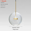 Edzard – Unique Glass Bubble Dimmable LED Pendant Light for Modern Interiors Kozyled.com