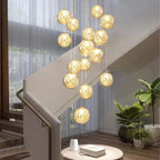 Celestia – Luxury Modern Dimmable LED Staircase Chandelier Lampasa.com
