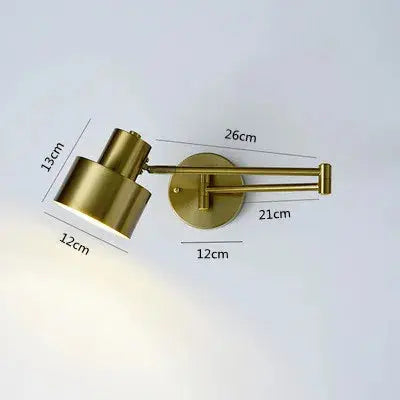 Vigi – Modern Adjustable Long Arm LED Wall Lamp Series for Versatile Lighting Kozyled