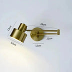 Vigi – Modern Adjustable Long Arm LED Wall Lamp Series for Versatile Lighting Kozyled