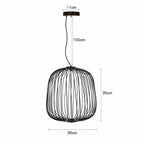 Dagmar – Designer Birdcage Dimmable Pendant Lamp for Unique, Stylish Lighting Kozyled
