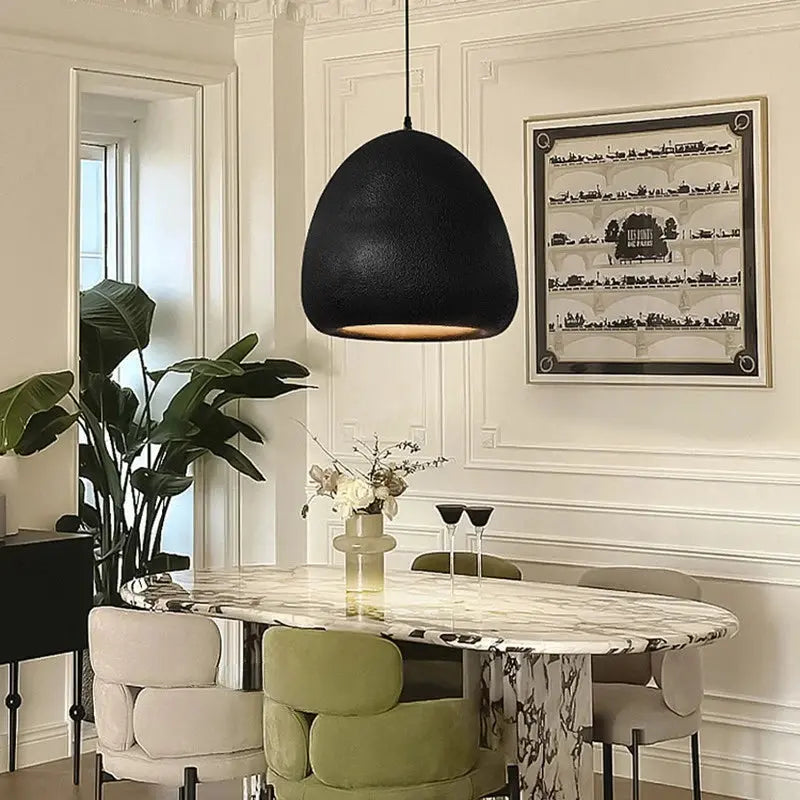 Akari – Handmade Japanese Wabi-Sabi LED Pendant Light for Minimalist Natural Interiors Kozyled